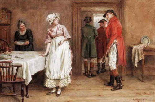 The Parting Guest By George Goodwin Kilburne By George Goodwin Kilburne