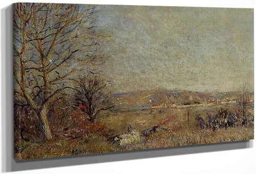 The Plain Of Veneux, View Of Sablons By Alfred Sisley