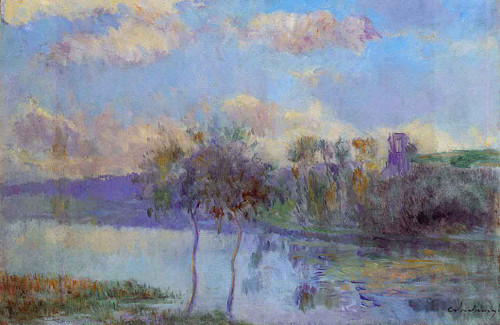 The Pond At Chalou Moulineux, Near Etampes By Albert Lebourg By Albert Lebourg