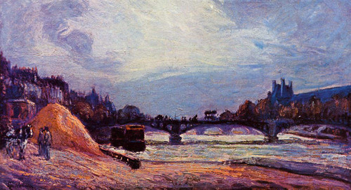The Pont Des Arts By Armand Guillaumin The Pont Des Arts By Armand Guillaumin
