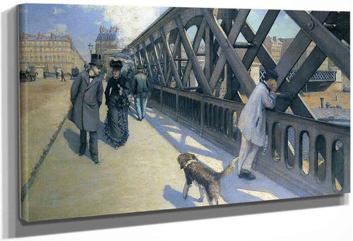 The Pont Du Europe By Gustave Caillebotte