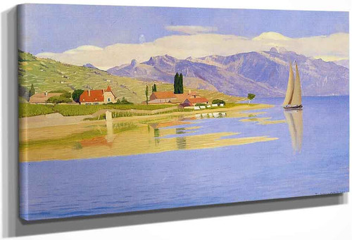 The Port Of Pully By Felix Vallotton