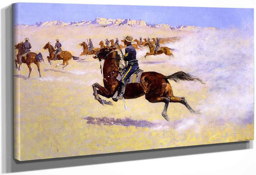 The Pursuit By Frederic Remington