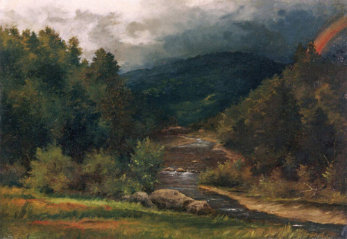 The Rainbow By George Inness By George Inness