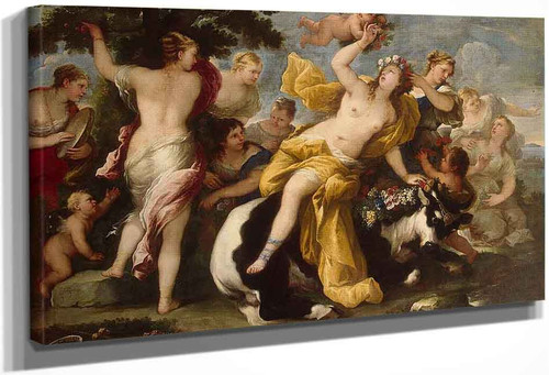 The Rape Of Europa By Luca Giordano, Aka Luca Fa Presto By Luca Giordano