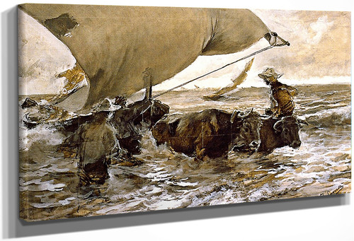 The Return From Fishing 1 By Joaquin Sorolla Y Bastida