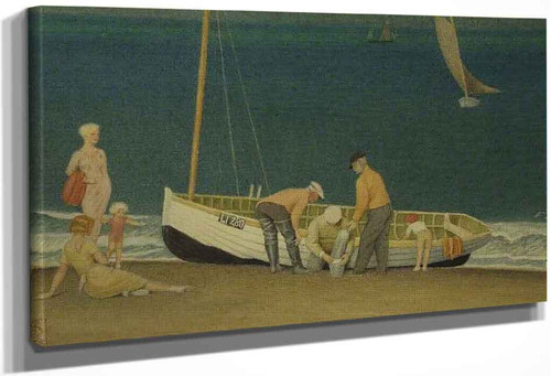 The Return Of The Fishermen By Joseph Edward Southall