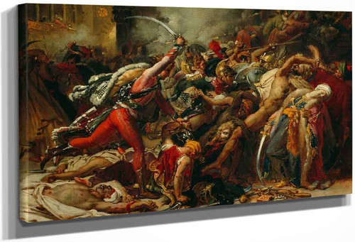 The Revolt Of Cairo By Anne Louis Girodet De Roussy Trioson