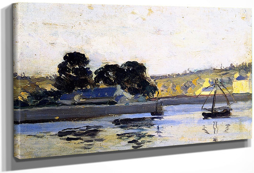 The River Rance At La Hisse By Clarence Gagnon By Clarence Gagnon