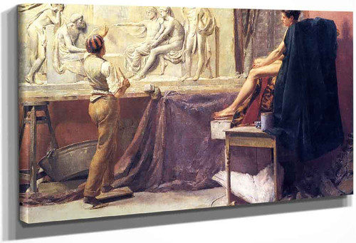 The Sculptor's Studio By Tom Roberts