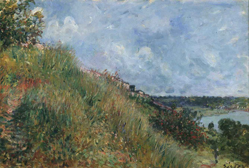The Seine Near By 2 By Alfred Sisley