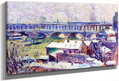 The Seine By Maximilien Luce By Maximilien Luce