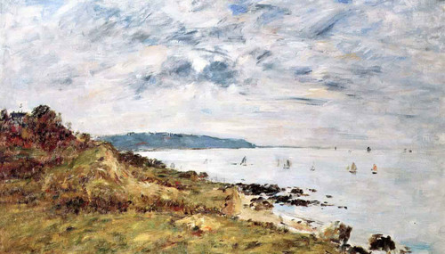 The Shore At Benerville 1 By Eugene Louis Boudin The Shore At Benerville 1 By Eugene Louis Boudin