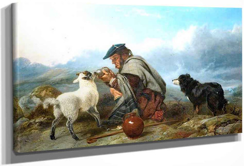 The Sick Lamb By Richard Ansdell