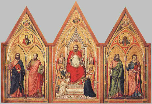 The Stefaneschi Triptych (Verso) By Giotto Di Bondone(Italian, 1267 1337) By Giotto Di Bondone(Italian, 1267 1337)