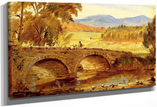 The Stone Bridge By William Sidney Mount