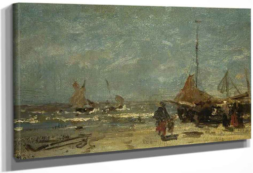 The Stranded Boat By Jacob Henricus Maris