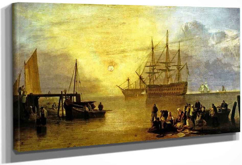 The Sun Rising Through Vapour By Joseph Mallord William Turner