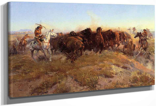 The Surround By Charles Marion Russell