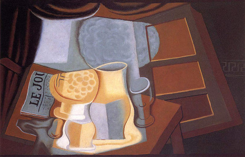 The Table In Front Of The Window2 By Juan Gris