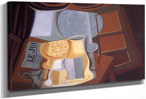 The Table In Front Of The Window2 By Juan Gris