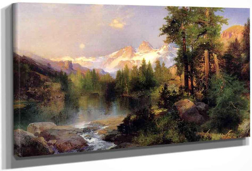 The Three Tetons By Thomas Moran