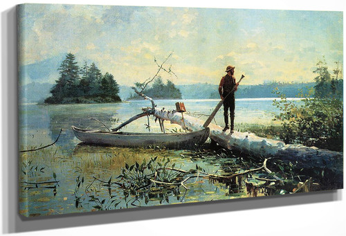 The Trapper, Adirondacks By Winslow Homer