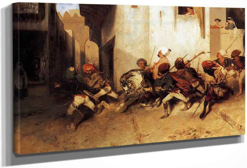 The Turkish Patrol By Alexandre Gabriel Decamps