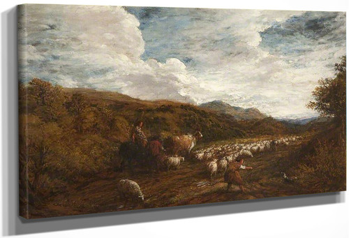 The Vale Of Dolwyddelan, As It Was In 1814 By John Linnell By John Linnell