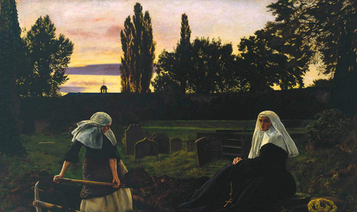 The Vale Of Rest By Sir John Everett Millais