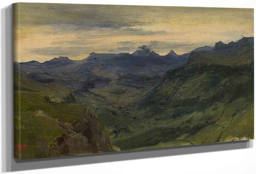 The Valley Of Saint Vincent By Theodore Rousseau