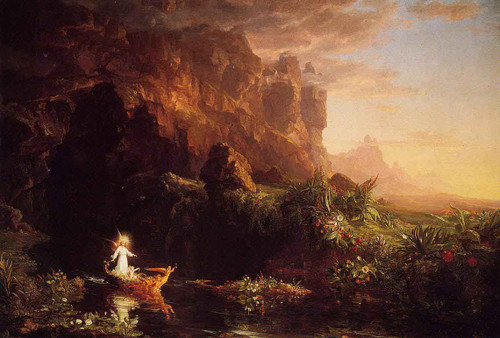 The Voyage Of Life Childhood By Thomas Cole By Thomas Cole