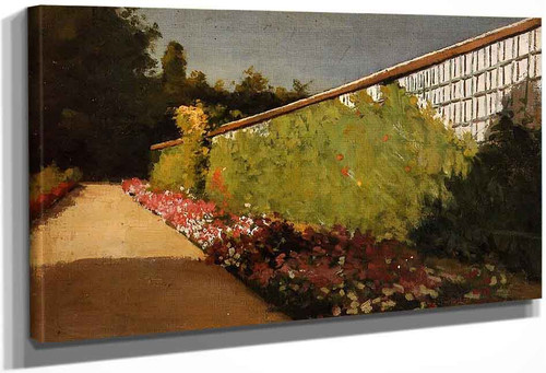 The Wall Of The Kitchen Garden, Yerres By Gustave Caillebotte