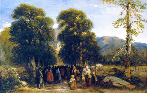 The Welsh Funeral By David Cox By David Cox