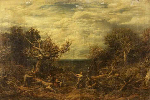 The Wood Cutters By John Linnell By John Linnell