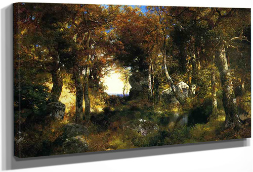 The Woodland Pool By Thomas Moran