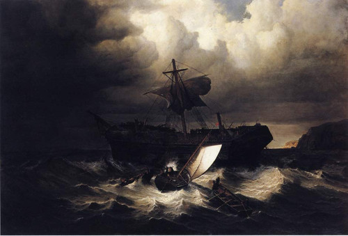 The Wreck Of An Emigrant Ship On The Coast Of New England By William Bradford By William Bradford