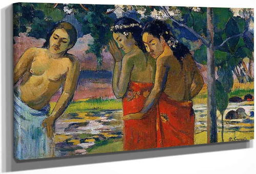 Three Tahitian Women By Paul Gauguin