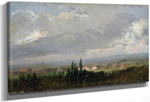 Thunderstorm Near Dresden By Johan Christian Dahl By Johan Christian Dahl