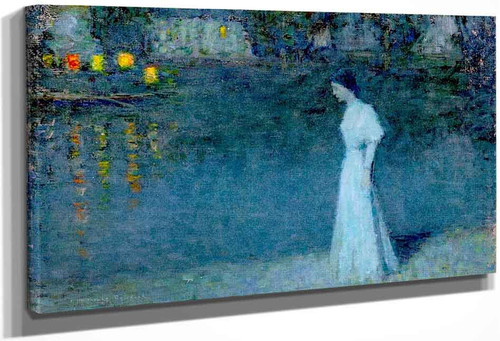 Time Of Contemplation By Henri Le Sidaner By Henri Le Sidaner