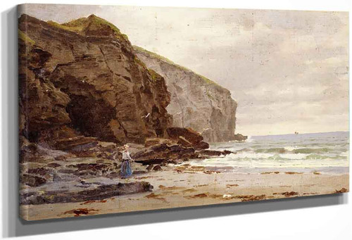 Trebarwith Strand By William Trost Richards By William Trost Richards