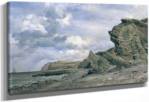 Triassic Cliffs, Blue Anchor, North Somerset By Edward William Cooke, R.A.