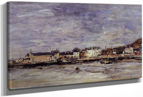 Trouville, The Port121 By Eugene Louis Boudin