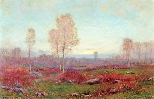 Twilight Autumn By Dwight W. Tryon