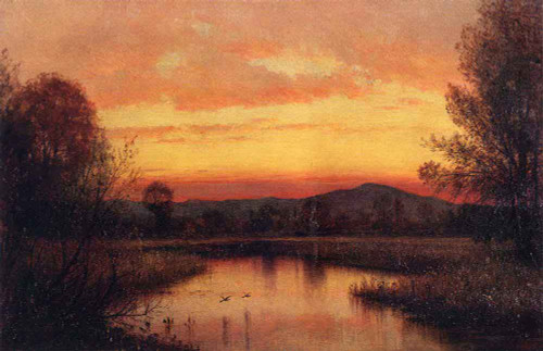 Twilight On The Marsh By Thomas Worthington Whittredge