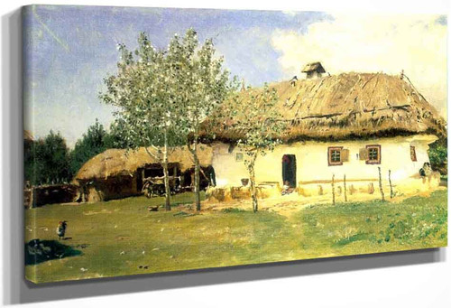 Ukrainian Peasant House. By Ilia Efimovich Repin