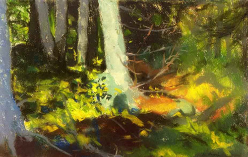 Under The Trees Monhegan By Robert Henri