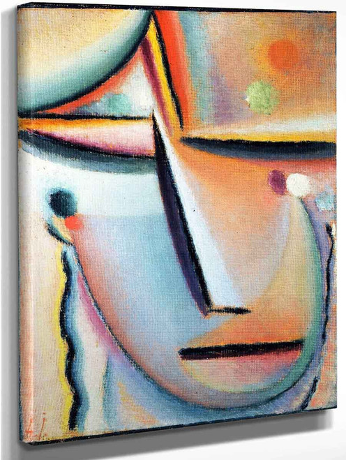 Abstract Head Prayer By Alexei Jawlensky By Alexei Jawlensky