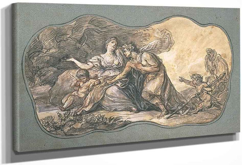 Unfortunate Love Stories Diana An Endymion By Charles Antoine Coypel Iv By Charles Antoine Coypel Iv