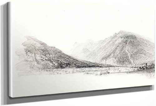 Val D'agige, Tyrol By William Trost Richards By William Trost Richards